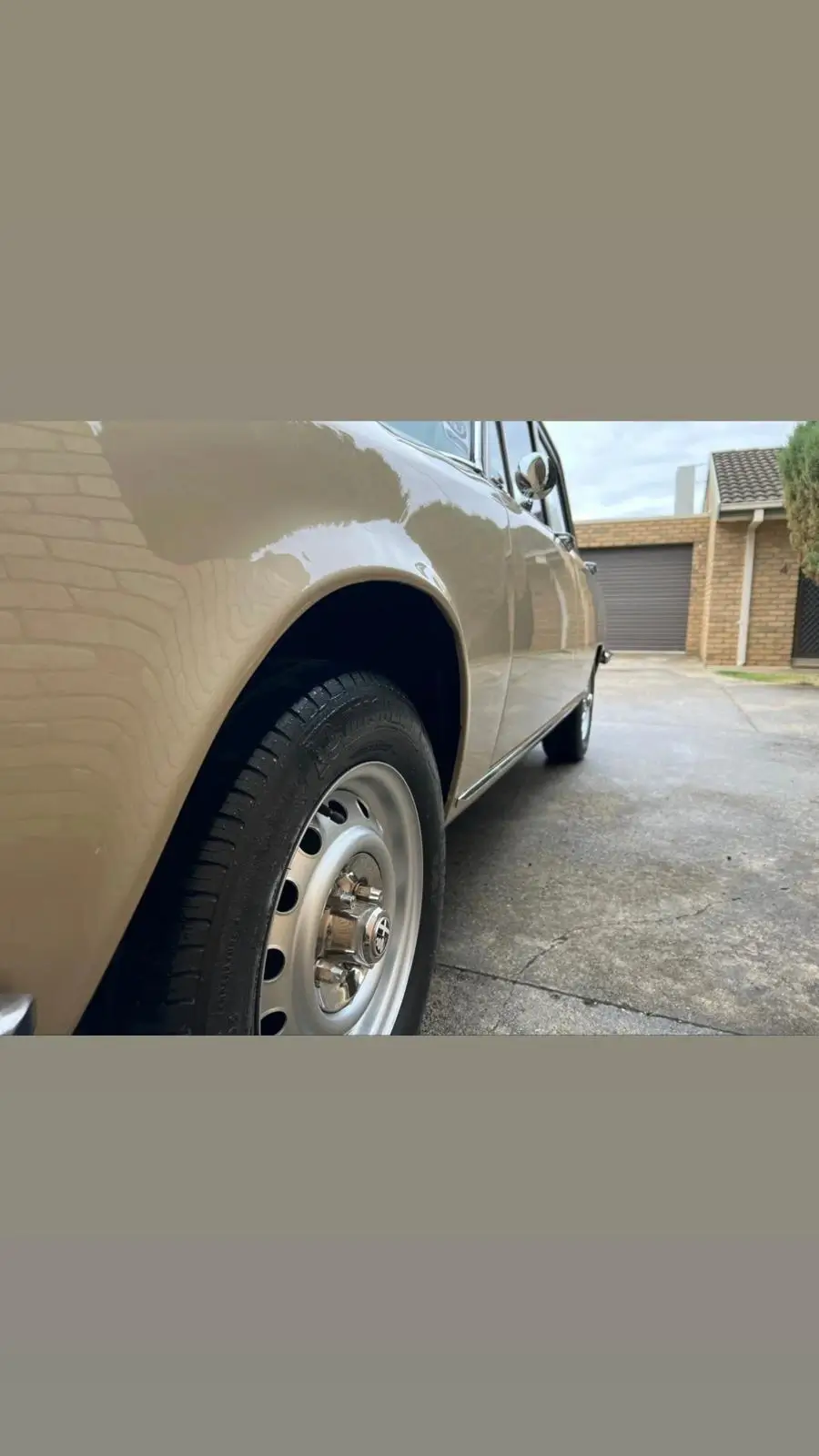 Detailed close-up of hydrophobic water beading from ceramic coating